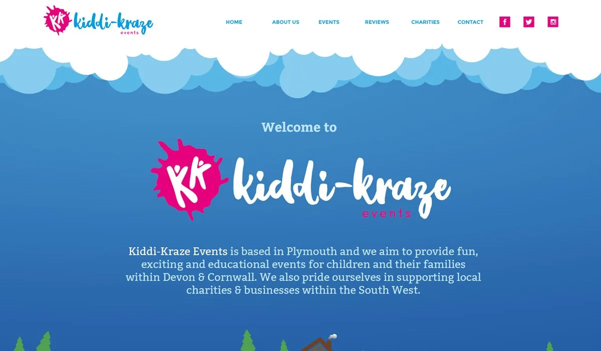Kiddi-Kraze website design project